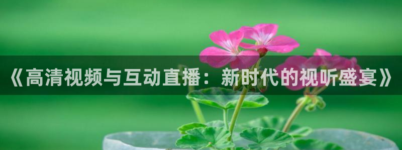 球神直播免费足球直播：《高清视频与互动直播：新时代的视听盛宴》