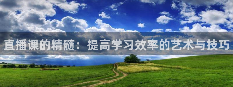 球神直播体育足球：直播课的精髓：提高学习效率的艺术与技巧